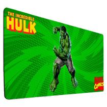 Mouse Verde pad Gamer Boneco Green Homem Explosivo Bravo Fort Super Heroi Filme 90x40