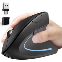 Mouse vertical Bluetooth sem fio Neises Ergonomic 1600 DPI