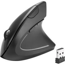 Mouse Vertical Ergonômico 2.4GHz Mouse Óptico Sem Fio 3 Ajustável