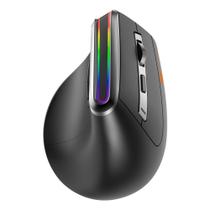 Mouse Vertical Ergonômico Sem Fio 6 Botões Wireless D-m3