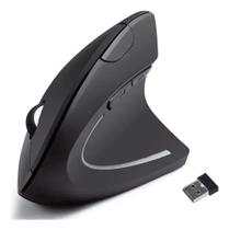 Mouse Vertical Ergonômico Sem Fio pilha Usb Óptico pilha