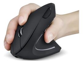 Mouse Vertical Ergonômico Sem Fio Previne Tendinite Dores