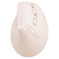 Mouse vertical ergonômico sem fio Uineer Bluetooth rosa