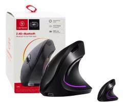 Mouse Vertical S/ Fio (wireless E Bluetooth) 2400dpi Ka-6660 - Kapbom