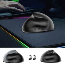 Mouse Vertical Sem Fio Multidispositivo