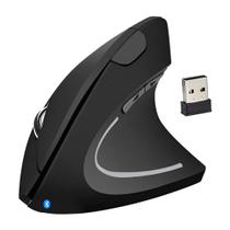 Mouse Vertical Sem Fio Wireless Ergonômico Bluetooth D-m5