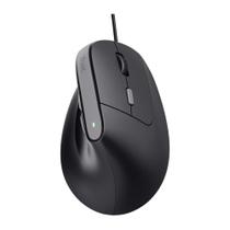 Mouse Vertical Trust Bayo II, USB, 6 Botões, Ergonomico, Preto - 25144