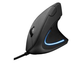 Mouse Vertical Verto Ergonomic Usb Com Fio 1600dpi Preto D5 Luuk Young