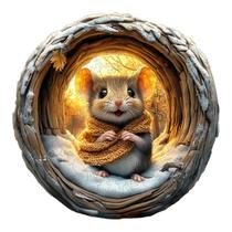 Mouse visual 3D de quebra-cabeça de madeira KAAYEE 300 peças para adultos Mouse visual 3D de quebra-cabeça de madeira KAAYEE 300 peças para adultos
