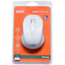 Mouse Wireless 1600 DPI OEX STOCK MS408 Branco