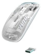 Mouse Wireless/bluetooth 1600dpi Transparente Lançamento
