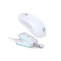 Mouse Wireless com Dock de Carregamento Magnético Fortrek Loyal Branco
