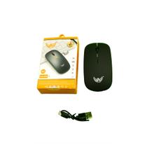 Mouse Wireless Ergonômico e Compacto com Bateria Recarregável Alta Precisão