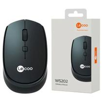 Mouse Wireless Lecoo, 1200DPI, 2.4GHz, Preto - WS202 Mouse Wireless Lecoo, 1200DPI, 2.4GHz, Preto - WS202