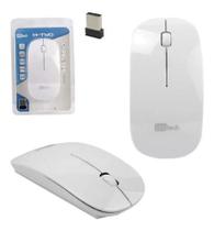 Mouse Wireless M-Two 1600 Dpi Com 3 Botões Branco MBTech LY84118