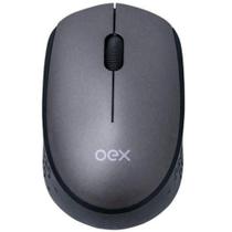 Mouse wireless oex cosy duo ms602 prata