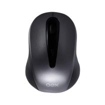Mouse Wireless Oex Ms408 Stock 1600 Dpi Preto E Cinza