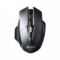 Mouse Wireless Recarregável Hrebos If-212 Pro-gaming Bt Preto