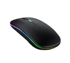 Mouse Wireless Recarregável Led Rgb 2.4 Ghz Sem Fio Barato