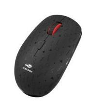 Mouse wireless (s/ fio) c3tech m-w90bk 1600dpi recarregavel - preto