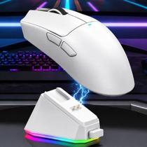 Mouse X11 Sem Fio Bluetooth Gamer Sem Fio Com Adesivo Bluetooth Usb Preto e Branco 3 em 1 Mouse X11 Sem Fio Bluetooth Gamer Sem Fio Com Adesivo Bluetooth Usb Preto e Branco 3 em 1