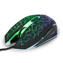 Mouse X15 Gamer Com fio 3600 Dpi Rgb led 7 Cores 2 Botões de Atalho Click Preciso