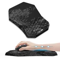 Mousepad abc.mat 32 cm x 22 cm com apoio para pulso