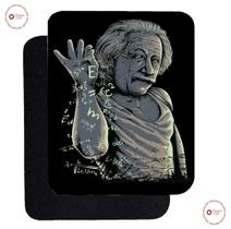 Mousepad Albert Einstein Ciencistas Física 19x23cm Personalizado
