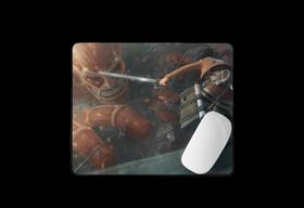 Mousepad Attack on Titan Mikasa vs Titã Colossal