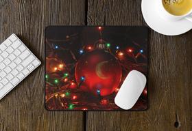 Mousepad Bolinhas de Natal Modelo 3