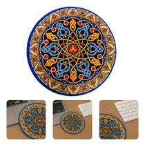 Mousepad Colorido Estilo Tapete Lavável 21cm Mousepad Colorido Estilo Tapete Lavável 21cm