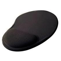 Mousepad Com Apoio Em Gel 24Cm X 19Cm Preto
