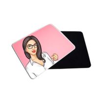 Mousepad Com Caricatura 23,5x19,5cm