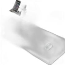 Mousepad Couro Executivo 60X30 Para Escritório + Porta Copos