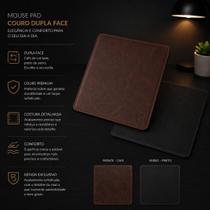 Mousepad Couro Floater Dupla Face Vintage Premium 20 x 20cm Mousepad Couro Floater Dupla Face Vintage Premium 20 x 20cm