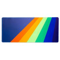 Mousepad Dazz Hybrid Daskmat Midnight, Extra Grande 900x400mm, Borda Costurada, Rainbow