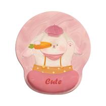 Mousepad de descanso de pulso Cute Bunny Silicone Gel 188x227mm