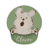 Mousepad de descanso de pulso Cute Dog Silicone Gel 188x227mm Mousepad de descanso de pulso Cute Dog Silicone Gel 188x227mm