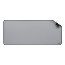 Mousepad Desk Mat Logitech Studio Series, Grande 300x700mm, Antiderrapante, Design Resistente a Respingos, Cinza - 956-000047