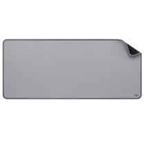 Mousepad desk mat studio series logitech cinza