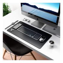 Mousepad Desk Pad Extra Grande Office 90x40 Cor Preto Mousepad Desk Pad Extra Grande Office 90x40 Cor Preto