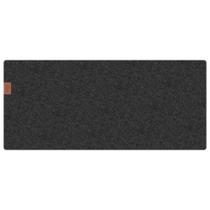Mousepad Deskmat Office, Feltro 90x40cm, Porta Copo, Antiderrapante, Bordas Costuradas,