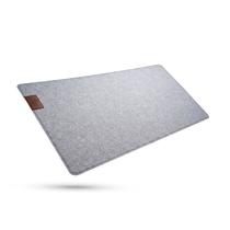 Mousepad Deskmat Office, Feltro 90x40cm, Porta Copo, Antiderrapante, Bordas Costuradas,