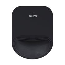 Mousepad Ergonômico 17x22cm, Reliza Compact, Com Apoio de Pulso e Base Antiderrapante - Preto Mousepad Ergonômico 17x22cm, Reliza Compact, Com Apoio de Pulso e Base Antiderrapante - Preto