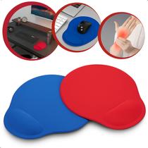 Mousepad Ergonômico Com Apoio De Pulso Gel Antiderrapante Home Office Escritório Conforto