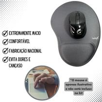 Mousepad Ergonomico Com Apoio Descanso De Punho Conforto Nfe