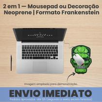 Mousepad Frankenstein 2 em 1 Neoprene Decorativo e Versátil com Imã ColorFun Reliza Mousepad Frankenstein 2 em 1 Neoprene Decorativo e Versátil com Imã ColorFun Reliza