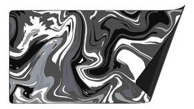 Mousepad Gamer 90X40Cm: Precisão Total & Co - Preto E Branco