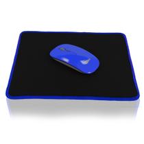 MousePad Gamer Borda Costurada Pequeno 27 X 22 Cm - Azul - MBtech