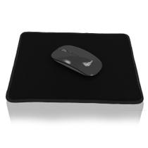 Mousepad Gamer Borda Costurada Pequeno 27 X 22 Cm - Preto